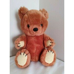 Dakin Teddy  Bear Vintage Plush Jointed 1981 Stuffed Vintage Stuff Animal